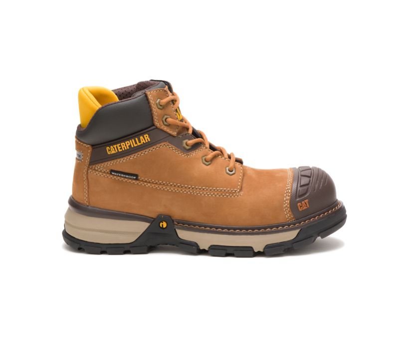 Damske Pracovne Topanky Caterpillar - Excavator Superlite Waterproof Nano Toe - Hnede ( 0946-NMVPL )